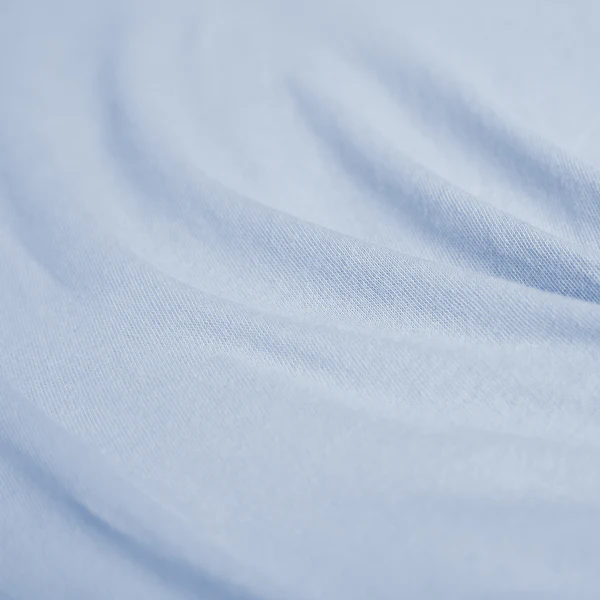 Jersey-Spannbetttuch Lom - Baumwolle - Skyblau Feinwelle - 190 x 200 cm - Image 3