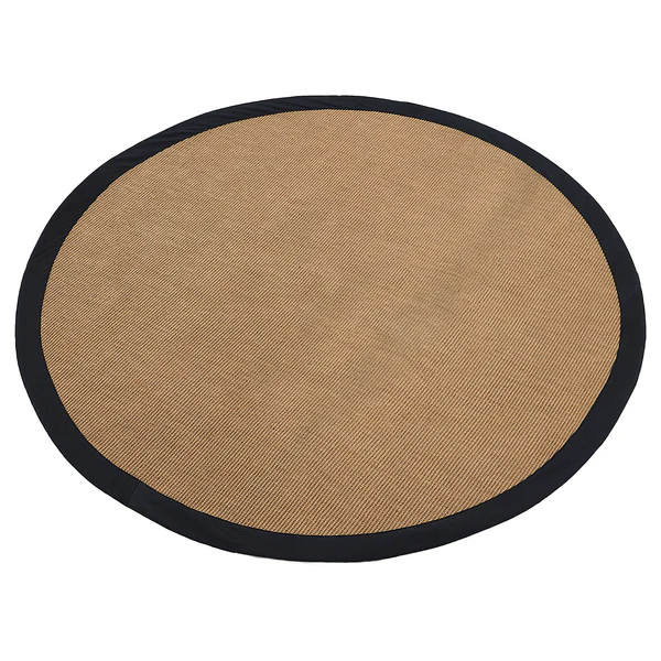 Juteteppich Bafor Rund - Jute - Schwarz - Durchmesser: 80 cm - Image 2