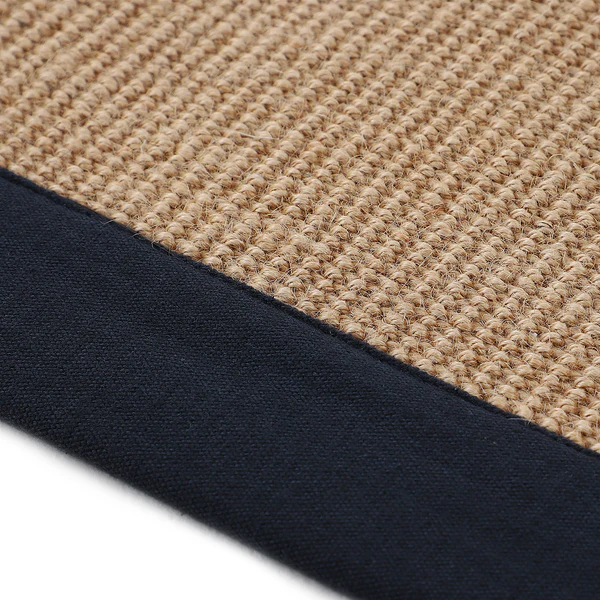 Juteteppich Bafor Rund - Jute - Schwarz - Durchmesser: 80 cm - Image 3