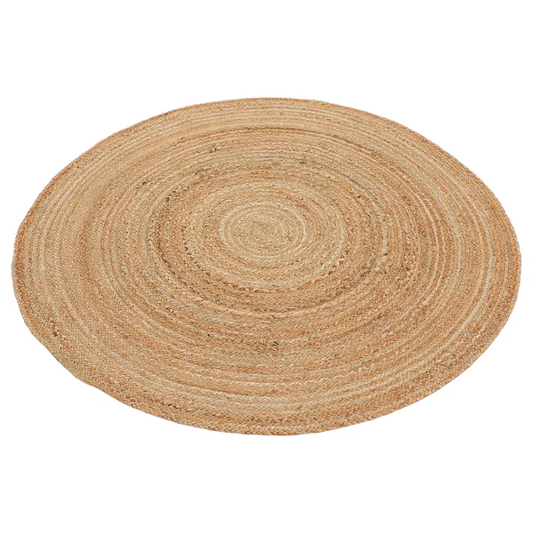 Juteteppich Nele Rund - Jute - Natur - 60 x 60 cm - Image 3