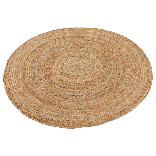 Juteteppich Nele Rund - Jute - Natur - 60 x 60 cm - Image 4