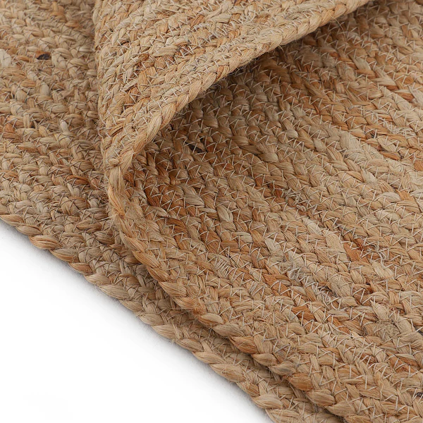 Juteteppich Nele Rund - Jute - Natur - 60 x 60 cm - Image 6