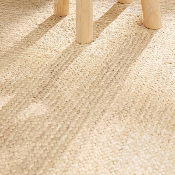 Juteteppich Sharmila - Jute - Beige - 60 x 90 cm - Image 8