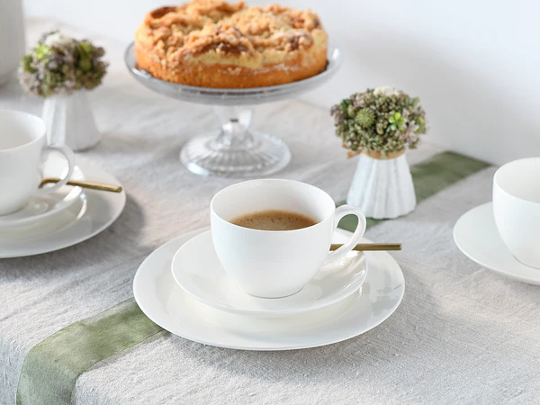 Kaffeeservice Fleur Royal - Porzellan - Creme - 18-teilig - Image 3