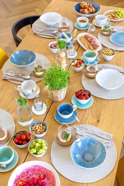 Kaffeetassenset Panki 8-teilig - Steinzeug - Weiß - Image 4