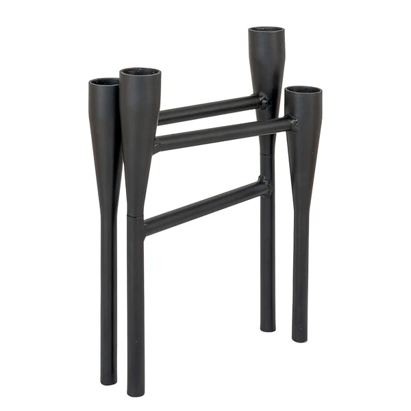 Kerzenhalter Betel - Metall - Schwarz - Image 3