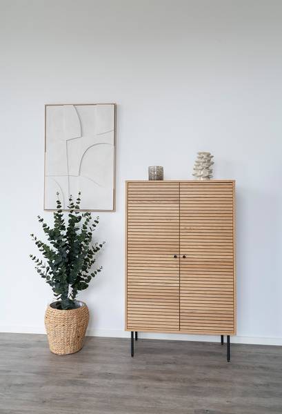Kerzenhalter Mbean - Braun - Farbglas - 12 x 12 x 12 cm - Image 3