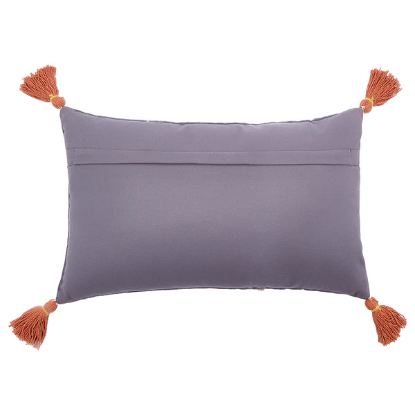 Kissen BOHEMIAN Blumen - Baumwolle / Polyester - Blau - Image 3