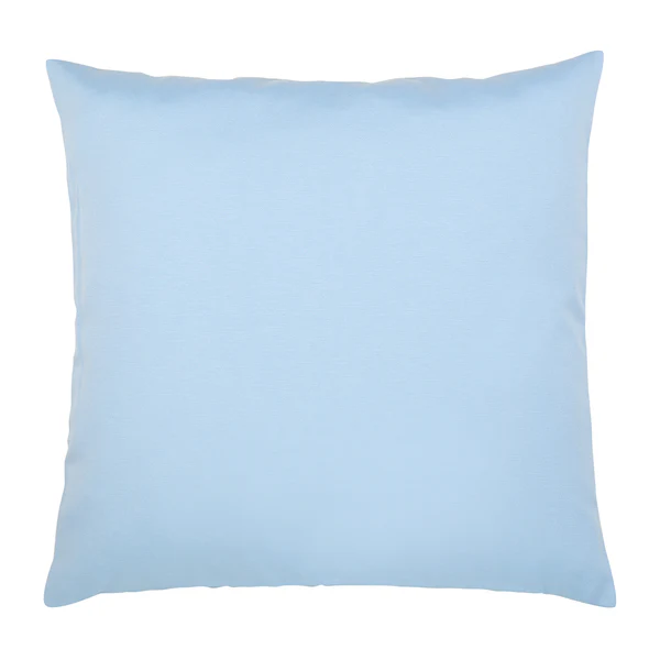 Kissen Juno - Baumwollmischgewebe - Hellblau - 50 x 50 cm