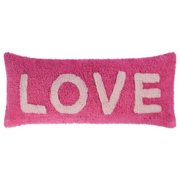 Kissen TUFTED LOVE - Baumwolle / Polyester - Pink