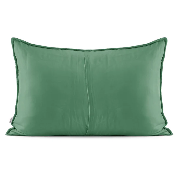 Kissenbezug Aila (2-er Set) - Polyester / Velvet-Optik - Dunkelgrün - 70 x 50 cm - Image 2