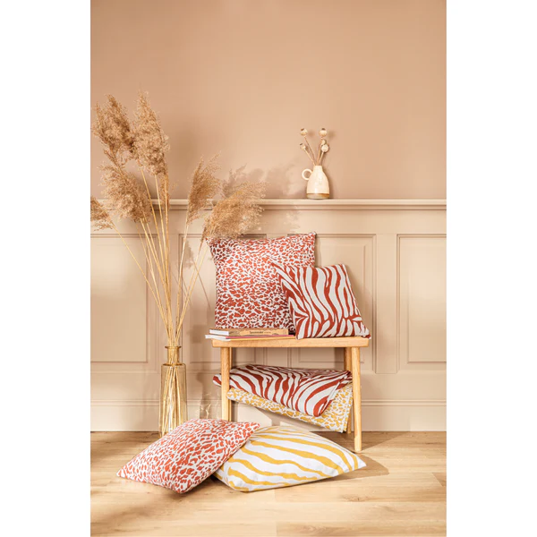 Kissenbezug Cebra - Jacquard - Rostbraun - Image 2