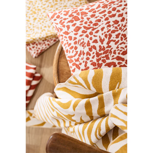 Kissenbezug Cebra - Jacquard - Rostbraun - Image 5