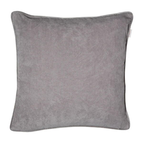 Kissenbezug Cord - Polyester - Lichtgrau - 38 x 38 cm - Image 2