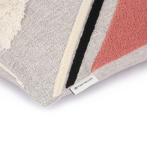 Kissenbezug Ethno Multi Zag - Polyester / Leinen - Beige - Image 6