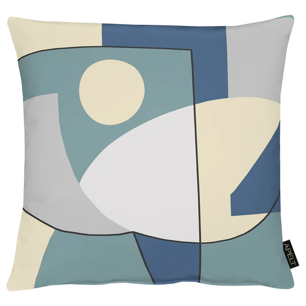 Kissenbezug Francis - Polyester - Blau