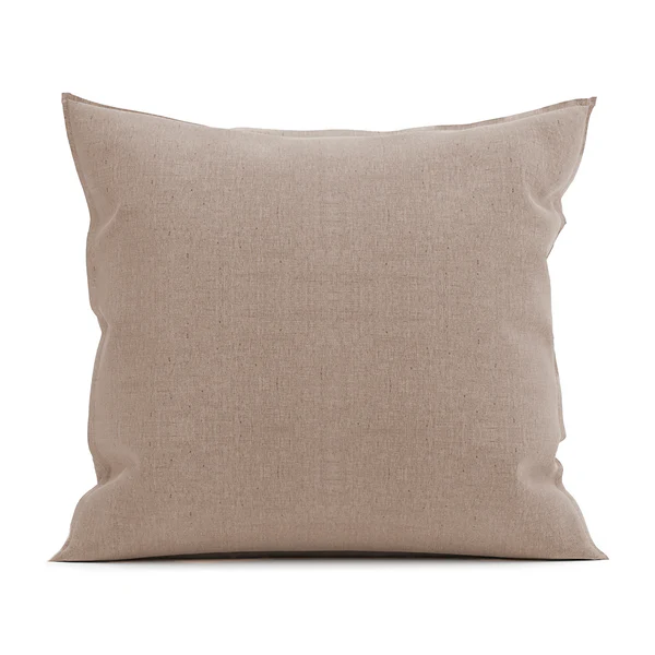 Kissenbezug Franela II - Baumwolle Flanell - Taupe - 50 x 50 cm
