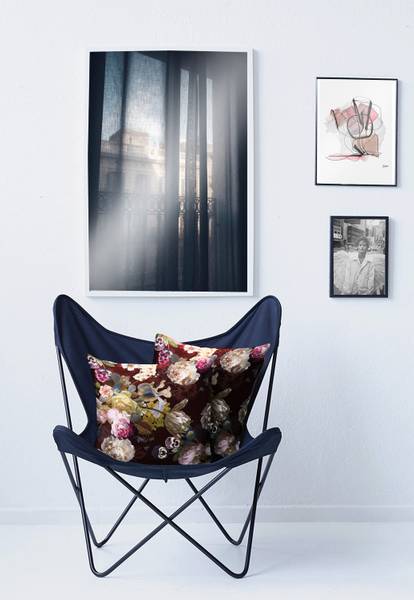 Kissenbezug Herbstzeit Typ B - Polyester /  Baumwolle - Aubergine - 49 x 49 cm - Image 2