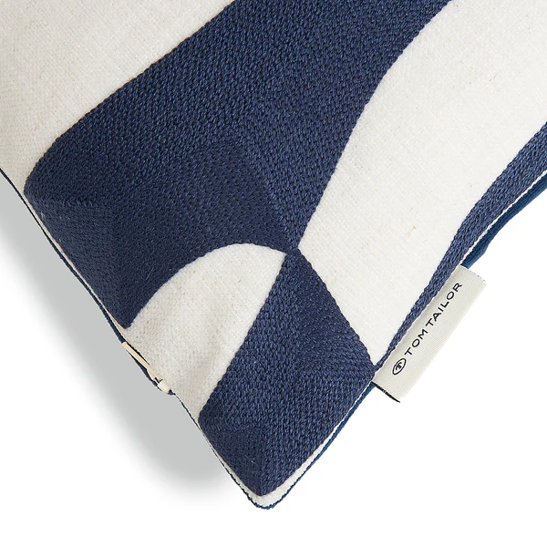 Kissenbezug Organical - Polyester - 45 x 45 cm - Marineblau - Image 4