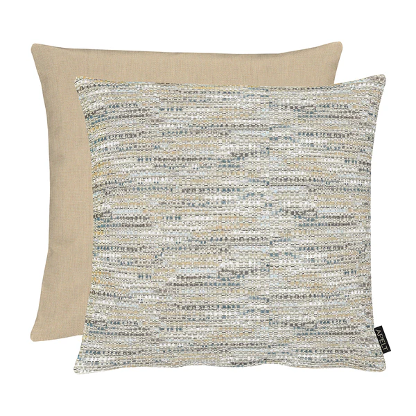 Kissenbezug Tweed - Mischgewebe - Beige