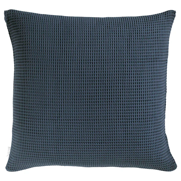 Kissenbezug Wafel II - Baumwolle - Dunkelblau - 80 x 80 cm