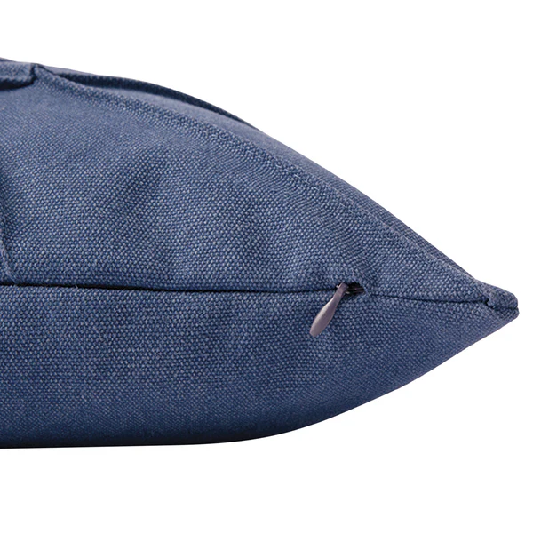 Kissenbezug Washed - Baumwolle / Polyester - Marineblau - Image 3