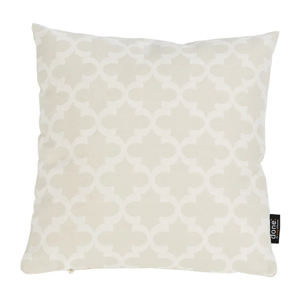 Kissenbezug Windsor Milano - Baumwollstoff - Beige - Beige