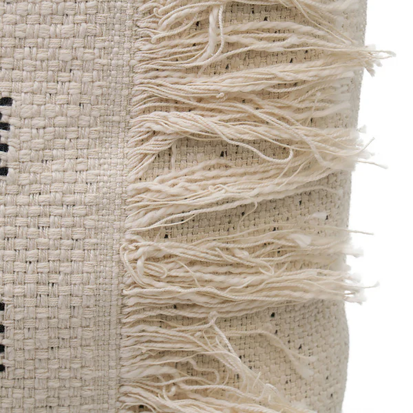 Kissenhülle Boho Style - Baumwolle / Polyester - Anthrazit - 50 x 50 cm - Image 6