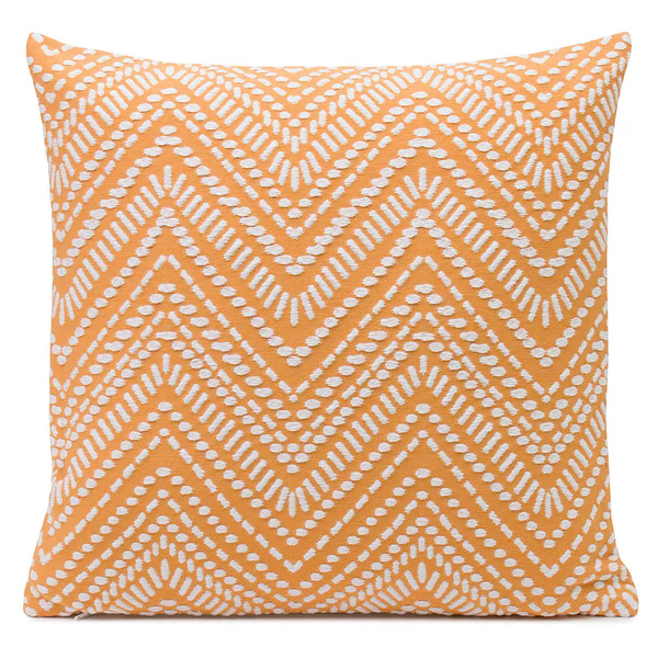 Kissenhülle Manduro - Polyester / Baumwolle - Apricot - 40 x 40 cm
