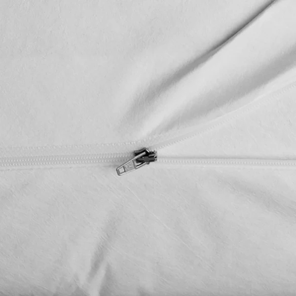 Kissenschutzbezug Milbendicht - Polyester/Polyamid - Weiß - 40x80 cm - Image 3