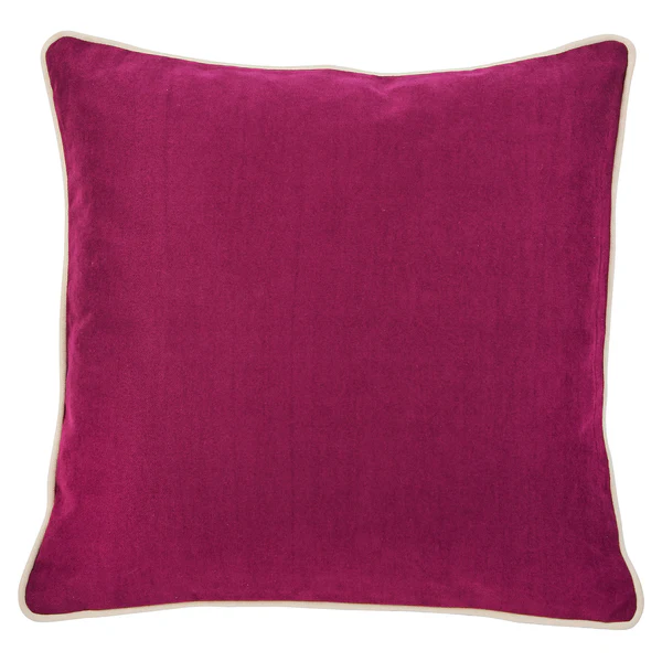 Kisssenhülle Joy - Samt - Beere - 45 x 45 cm