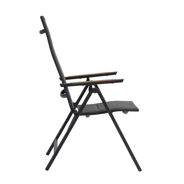 Klappstuhl Boona 2er-Set - Aluminium / Mischgewebe - Anthrazit - Image 12