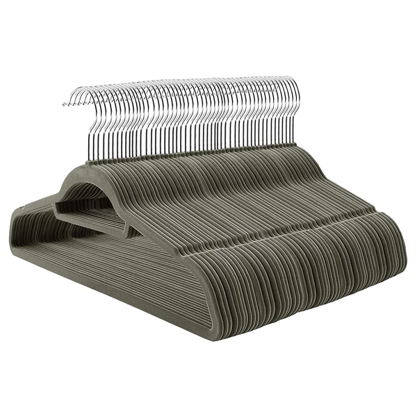 Kleiderbügel Artix (100er-Set) - ABS-Kunststoff - Grau