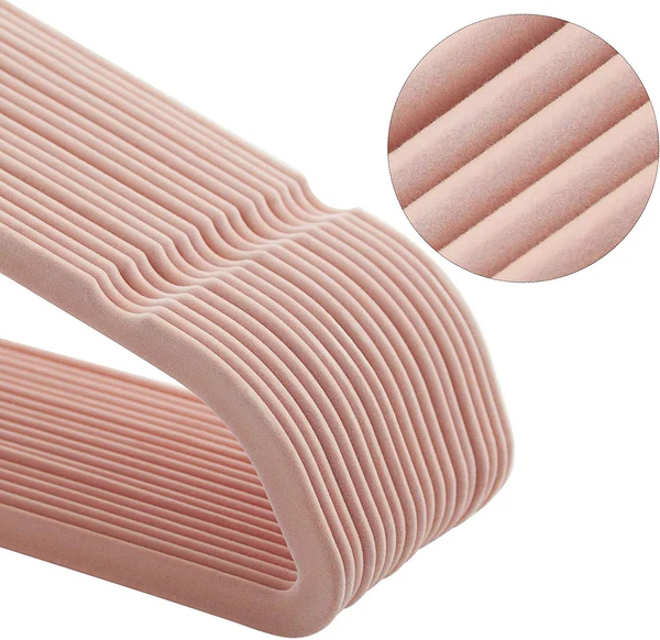 Kleiderbügel Ashbury (50er-Set) - ABS-Kunststoff - Rosa / Weiß - Image 6