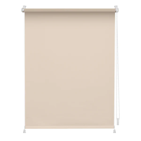 Klemmfix-Rollo Clanes - Polyester - Creme - 100 x 150 cm