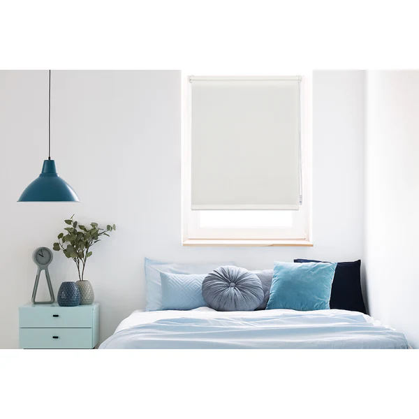 Klemmfix Rollo Win Blickdicht - Polyester - Weiß - 75 x 160 cm - Image 2