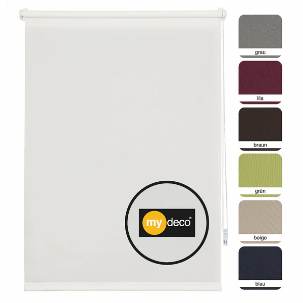 Klemmfix Thermo-Rollo Win Verdunkelnd - Polyester - Weiß - 65 x 160 cm - Image 6
