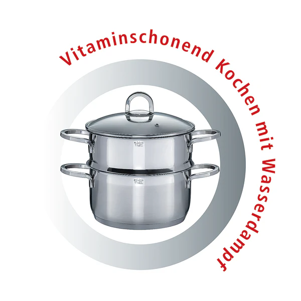 Kochtopf-Set Alara 14-teilig - Edelstahl - Silber - Image 4