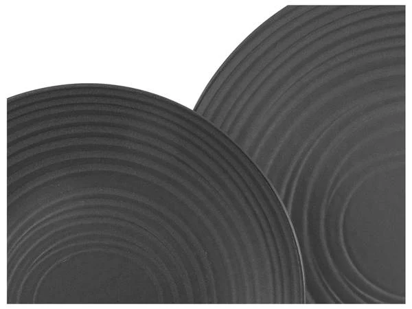 Kombiservice Lava Stone 24-teilig - Schwarz - Keramik - Andere - 42 x 40 x 37 cm - Image 10