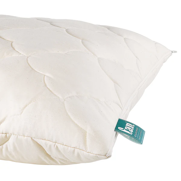 Kopfkissen Hanf Relax - Baumwolle / Hanf - Beige - 40 x 80 cm - Image 4
