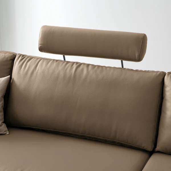 Kopfstütze Coso II - Echtleder - Echtleder Neto: Taupe - Image 2