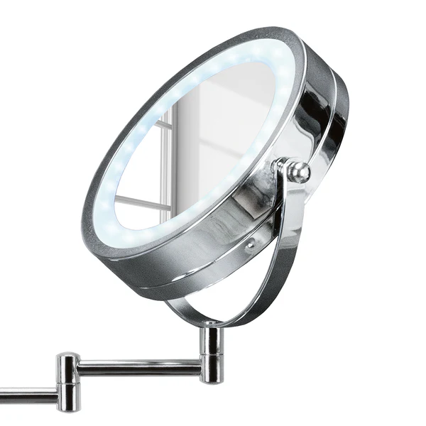 Kosmetikspiegel Brilliant Mirror - 3-fach Vergrößerung - Silber