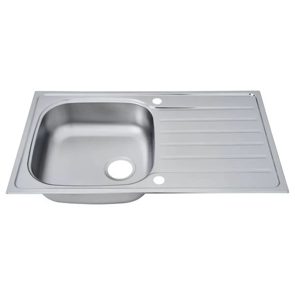 Küchenspüle Dallas Edelstahl 1 Becken - Silber