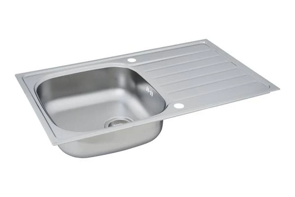 Küchenspüle Dallas Edelstahl 1 Becken - Silber - Image 5
