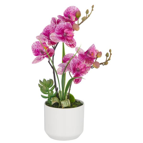 Kunstblume Phalaenopsis Typ C - Polyethylen - Pink - Image 2