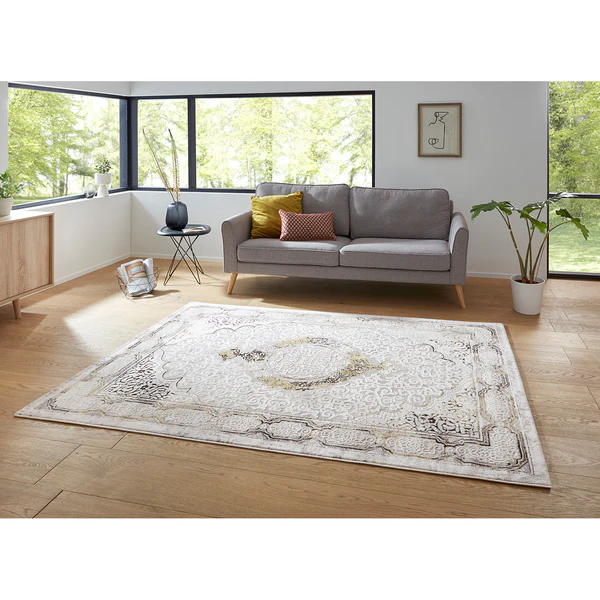 Kurzflorteppich Alain - Polypropylen - Gold - 80 x 150 cm - Image 2