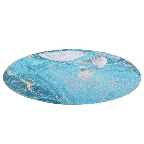 Kurzflorteppich Cosima 110 I - Polyester / Baumwolle - Mehrfarbig - Durchmesser: 100 cm - Image 2