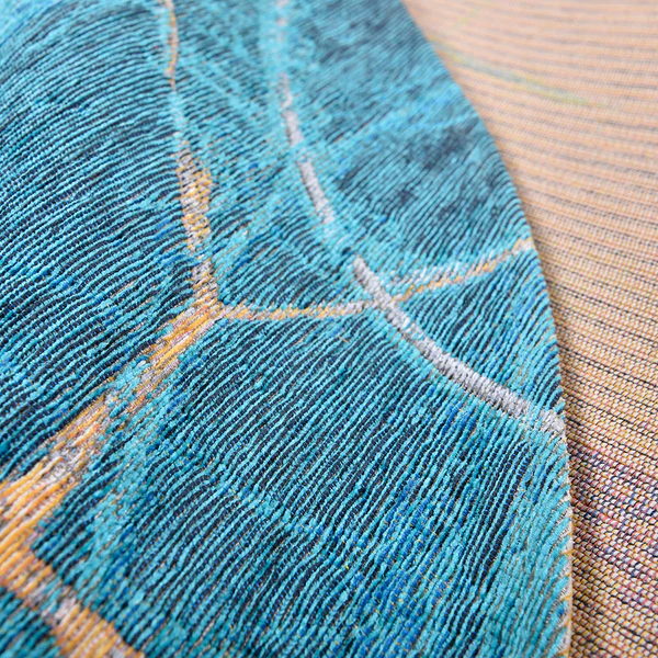 Kurzflorteppich Cosima 110 I - Polyester / Baumwolle - Mehrfarbig - Durchmesser: 100 cm - Image 3