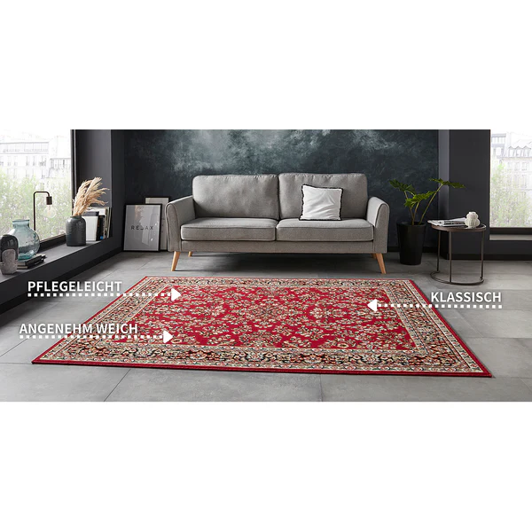 Kurzflorteppich Cublize I - Polypropylen - Rot - 80 x 150 cm - Image 4