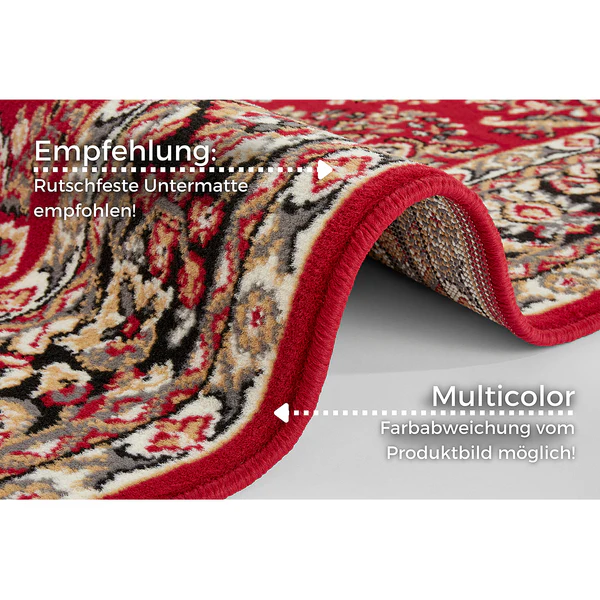 Kurzflorteppich Cublize I - Polypropylen - Rot - 80 x 150 cm - Image 7